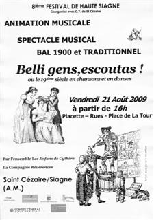 affiche festival haute siagne