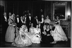 Révérences : photo du groupe Réverences période crinoline
